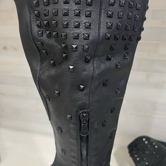 Rock & Republic Rockstud Studded Leather Knee High
Boots - Picture 5 of 7